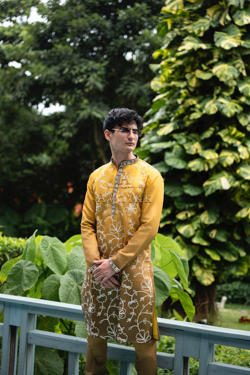 Golden Isle Kurta.