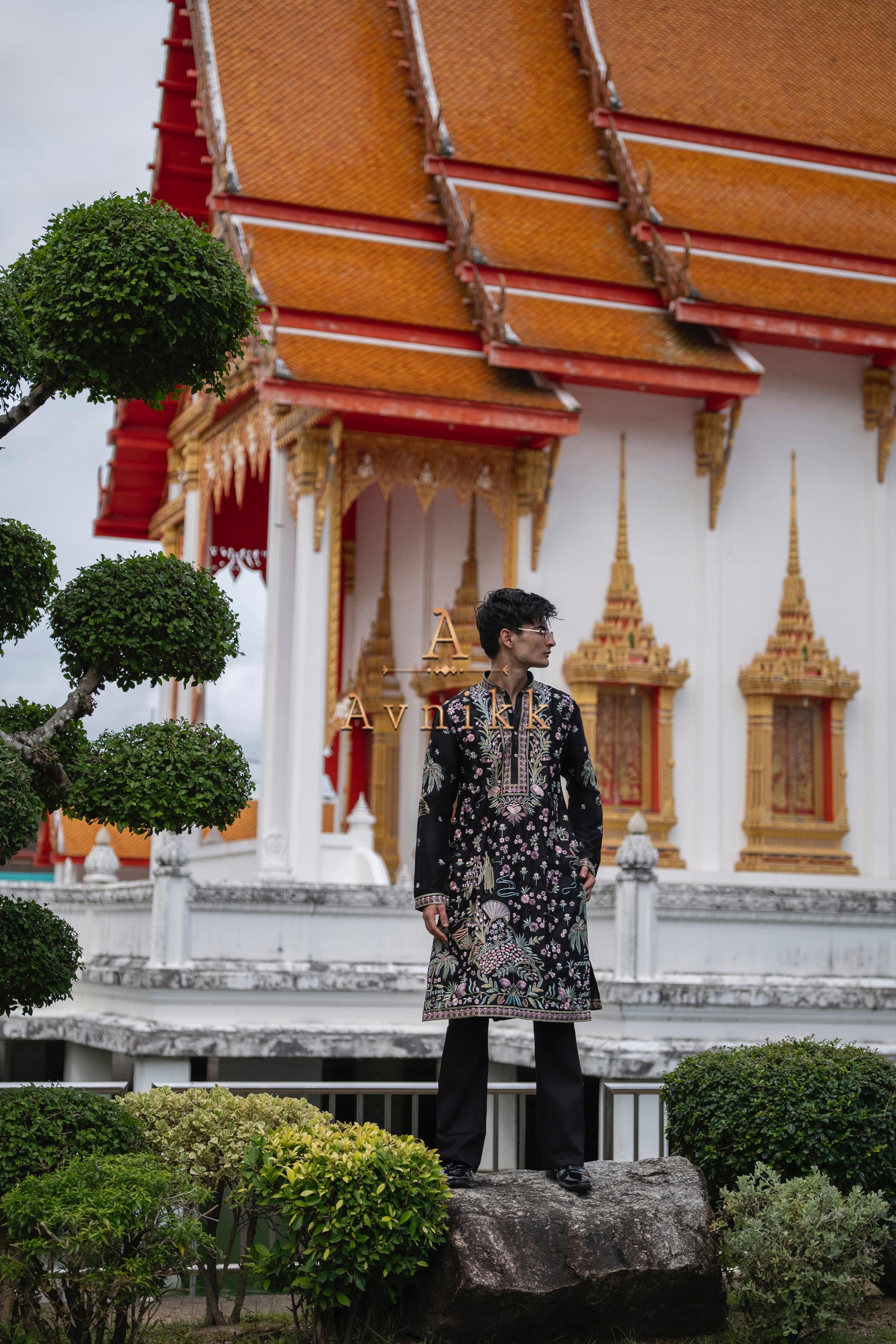 Midnight Island Kurta.