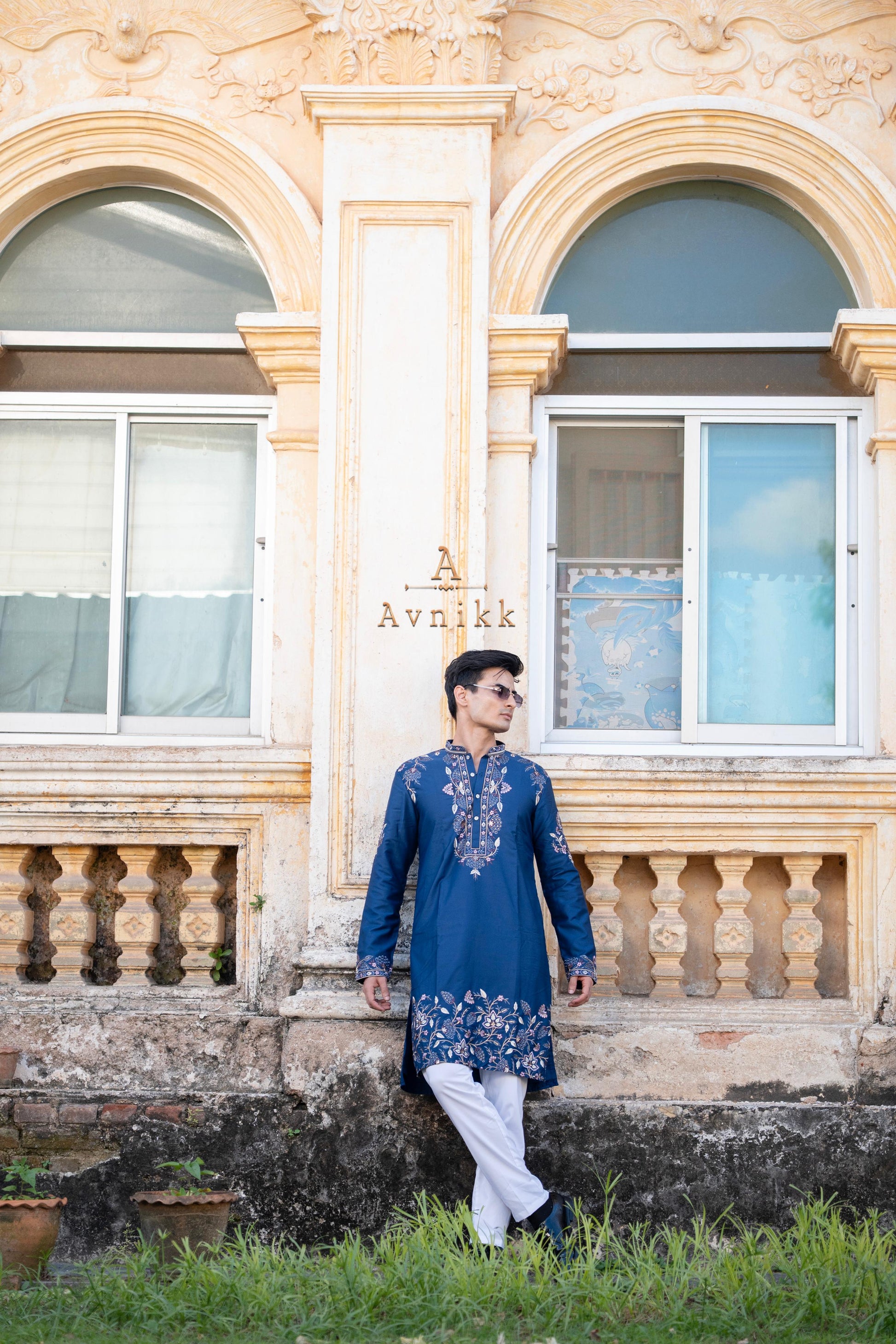 Royal Azure Kurta.